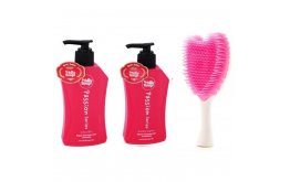 La Rose Set Sisir: 1 Set Shampoo & Condi) + Sisir Cherubim Putih