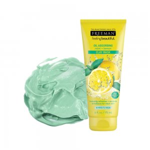 Oil Absorbing Mint & Lemon Clay Mask (175ml)