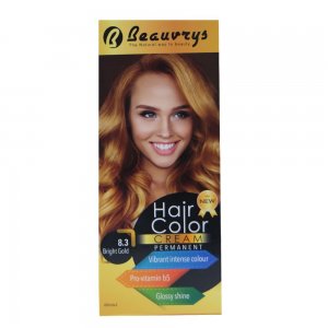 Hair Color Cream Bright Gold