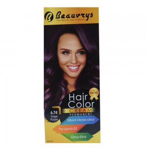 Hair Color Cream Grape Purple