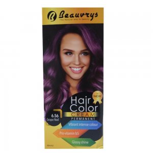 Hair Color Cream Grape Red