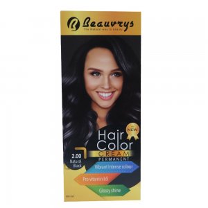 Hair Color Cream Natural Black