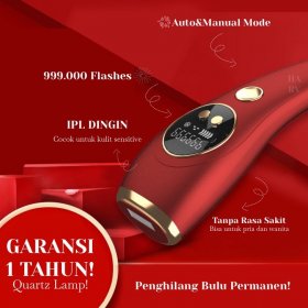 IPL Dingin - Hair Removal Laser Portable (Black)