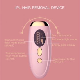IPL Hair Removal Epilator Tubuh (Biru Muda)