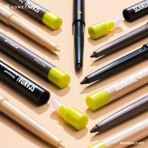 SCANDAL Waterproof Retractable Eyeliner - Jet Black