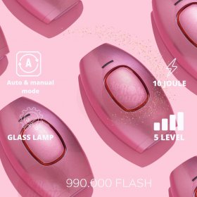 IPL Hair Removal Laser (Glass Lamp Pink)