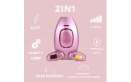 IPL Hair Removal Laser (2in1 Pink)