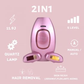 IPL Hair Removal Laser (2in1 Pink)
