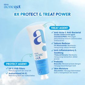 Acneact Acne Protection Sunscreen SPF 45 PA+++ (30g)