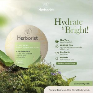 Natural Balinese Body Scrub Aloe Vera (100gr)