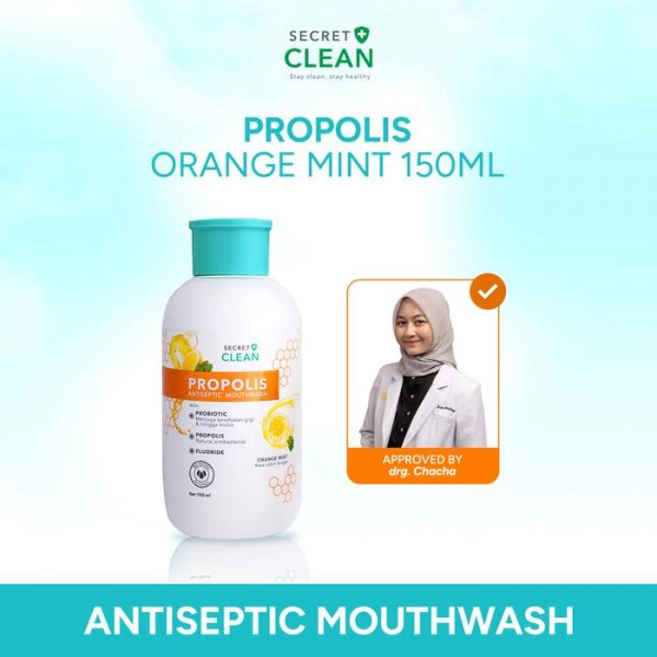 Propolis Antiseptic Mouthwash Orange Mint (300ml)
