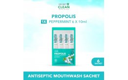 Propolis Antiseptic Mouthwash Peppermint Sachet(6X10ml)