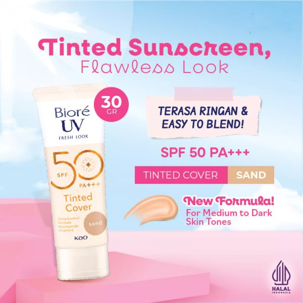 Fresh Look Sunscreen Tinted Cover (Sand) SPF 50+ PA+++ (30g)