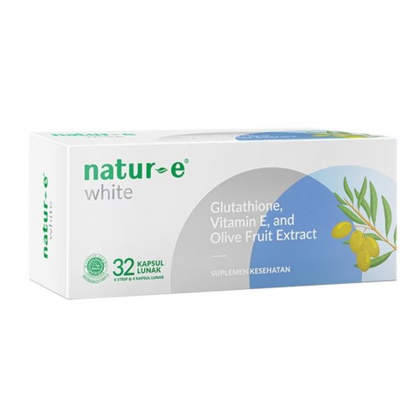White Soft Capsule Glutathione Vit E (32 Caps)