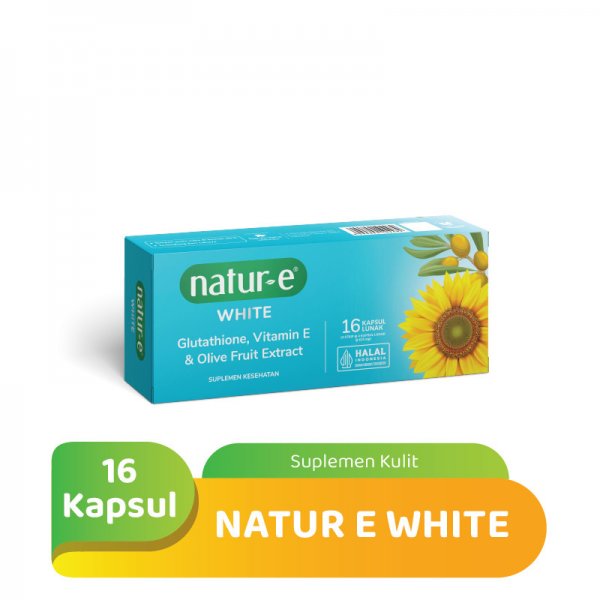 White Soft Capsule Glutathione Vit E (16 Caps)