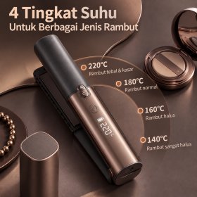 Portable Hair Straightener Wireless (2000 mAH)