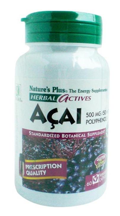 Nature's Plus - Acai 500 MG (60 Vegecaps) | Slimming Capsule Nature's Plus - Acai 500 MG (60 Vegecaps) | Slimming Capsule